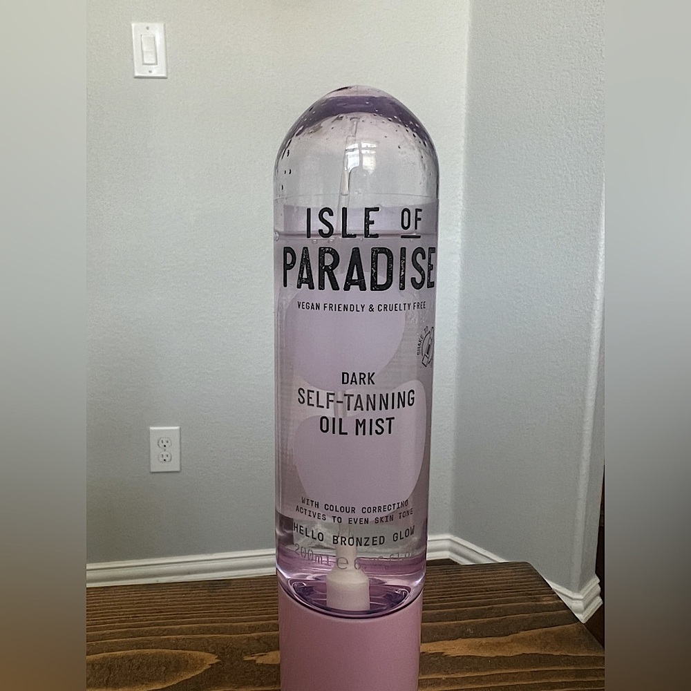 NEW ISLE OF PARADISE Self-Tanning Oil Mist - DARK